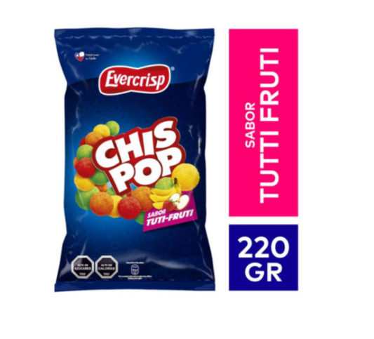 Chispop TutiFruti 200Gr Evercrisp