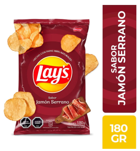Papas Fritas Jamon Serrano 180Gr Evercrisp