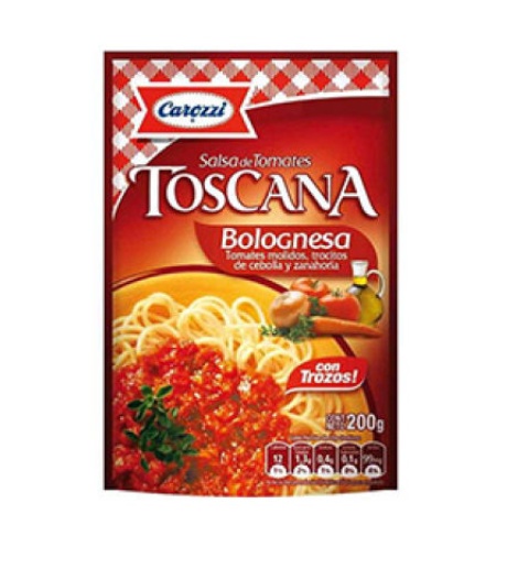 Salsa Tomate Bolognesa 200Gr Carozzi