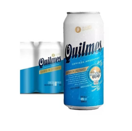 Pack 6un Cerveza Quilmes 5° 473cc
