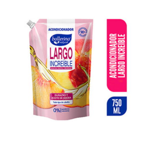 Acondicionador Largo Increible 750ml Ballerina