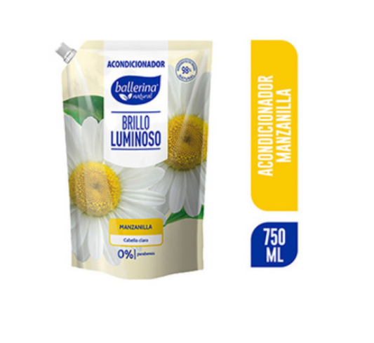 Acondicionador Manzanilla 750ml Ballerina