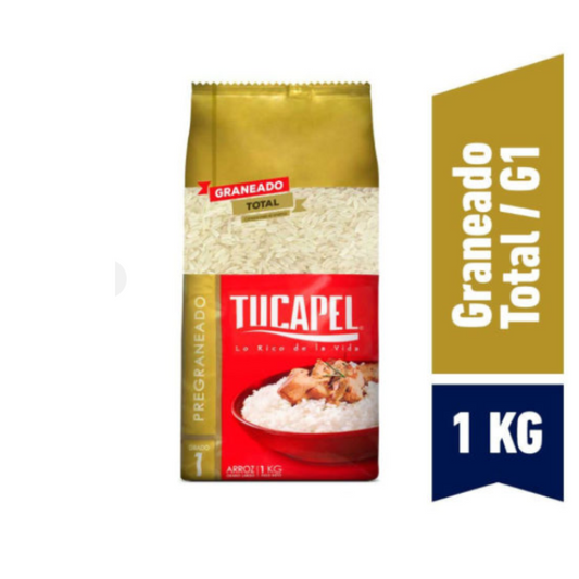 Arroz grado 1 Pregraneado Tucapel  1 kg