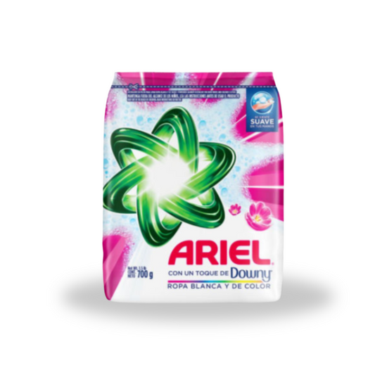 Detergente polvo Ariel con Downy 700gr