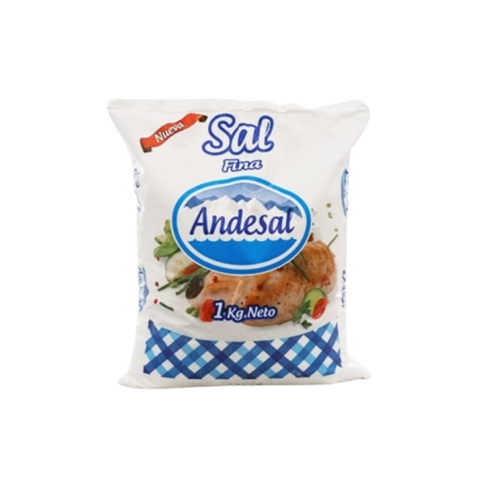 Sal fina 1kg Andesal