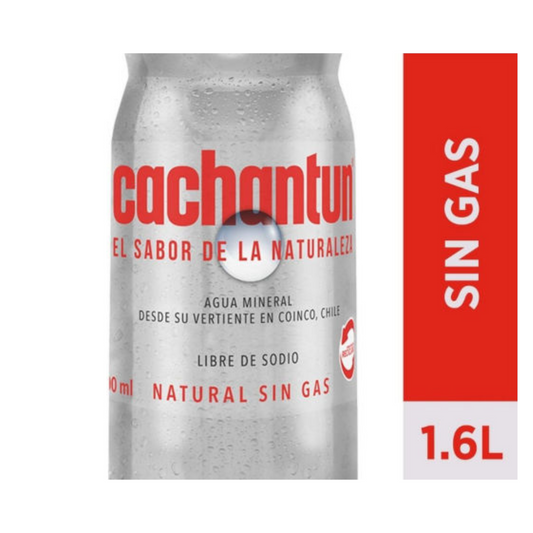 Agua Mineral s/gas 1.6lt Cachantun