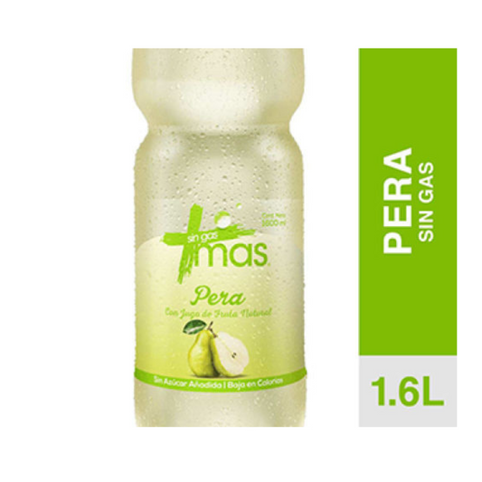 Agua Mas Pera s/gas 1.6lt Cachantun